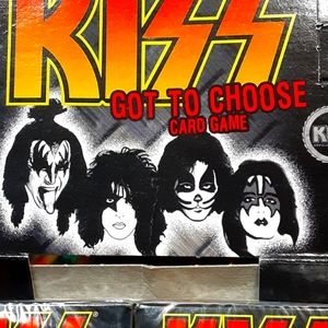 Kiss card game,"Got to chose"trivia,rare/vintage,new,collectible factory wrapped
